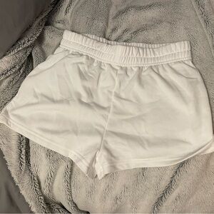 SHEIN women’s White Elastic Waist Shorts